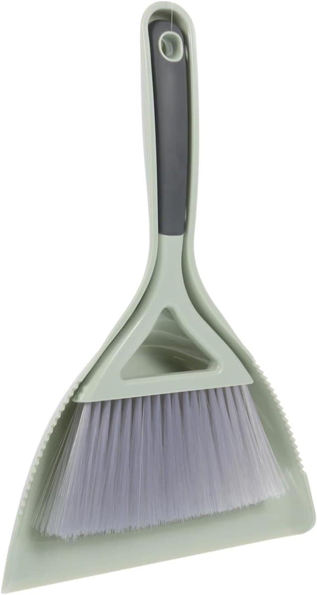 Compacte Veegset - Bezem Stoffer - Snel Schoonmaken - 2-in-1 Ontwerp - 31x21x4CM - Groente — afbeelding 1