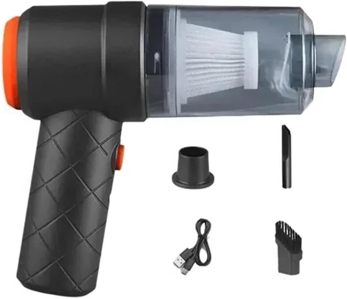 Draagbare Stofzuiger - Handstofzuiger Kruimeldief - Auto Huis Reinigen - Sterke Zuigkracht Draadloos - 400 Gram Gewicht - One Color — afbeelding 1