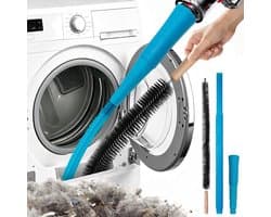 Reinigingsset geschikt voor drogerventilatie - 80 cm Flexibele Vacuüm Slang - Pluis Verwijderaar - Flexibele spleetzuigmond - Efficiënte Reiniging - voor Wasruimte en Huisonderhoud
