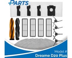 Dreame D20 Plus Onderhoudsset (Plus.Parts® alternatief voor RAK72 / RAK73)