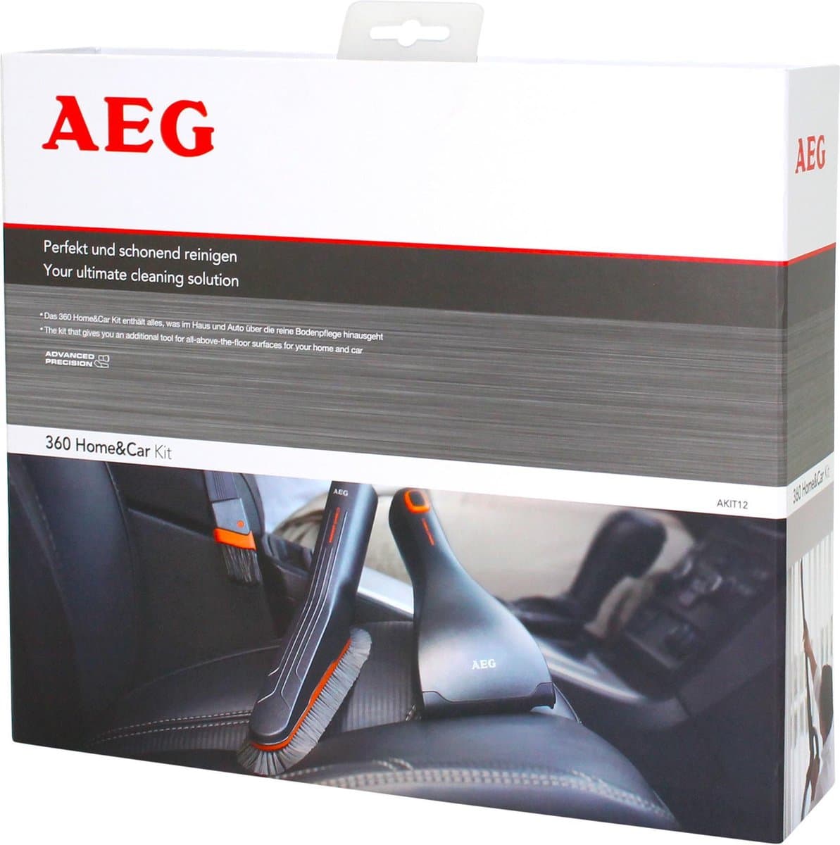 AEG mondstuk voor stofzuiger - voor delicate oppervlakken - 3 mondstukken - AKIT12 Clean & Tidy Car Kit — afbeelding 1