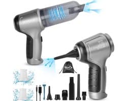 Handstofzuiger - Snoerloos - Krachtige Zuigkracht - USB Oplaadbaar - Nat-Droog - Auto Huis Kantoor - Huisdierhaar