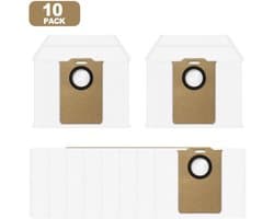 10 stuks stofzakken voor Monsga MS1 MAX Ultenic T10 Lite Liectroux M70 Pro BPMIO B15 Plus Lubluelu L15 Plus Redroad R11 - accessoires- - vervangingsonderdelen