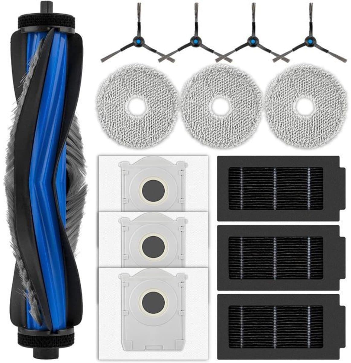 Geschikt voor Ecovacs Deebot T50 Pro Omni/T50 Omni Gen2/T50 Omni/T50 stofzuigeraccessoires: reinigingspad, HEPA-filter, stofzuigerzak — afbeelding 1