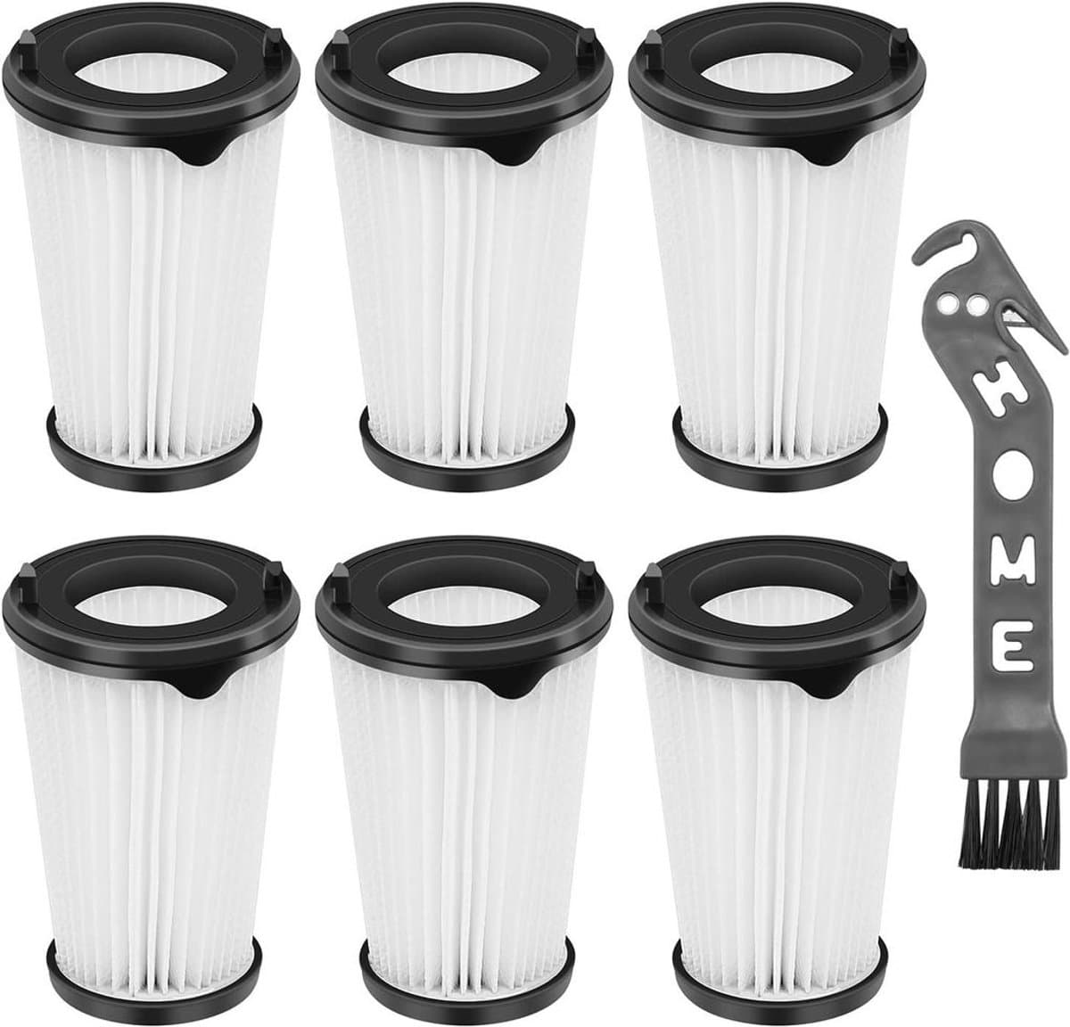 6-delige filterset Geschikt voor de CX7-2 Classic x Flexible Ergorapido draadloze handstofzuiger — afbeelding 1
