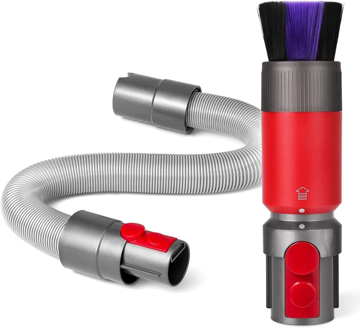 Krasvrij Stofborstel - Flexibele Verlengslang- geschikt voor Dyson V7 V8 V10 V11 V15 - Stofzuiger -Bevestiging - Stofverwijderingsborstel - Vervangingsonderdeel - Stofverwijderingsborstel+Handgreep Slang Montage — afbeelding 1