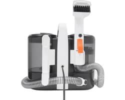 Stofferingsreiniger Natzuiger - Bekledingsreiniger Tapijtreiniger - Vlekken Verwijderen - 15 kPa Zuigkracht - 600W Vermogen - Wit Zwart