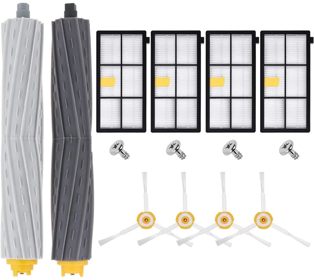 Accessoires voor veegmachines - Onderdelensets - Vervangingsborstels - Vervangingsaccessoires geschikt voor iRobot Roomba 800 900-serie 860 865 866 870 871 875 876 880 886 896 960 966 971 976 980 981 — afbeelding 1