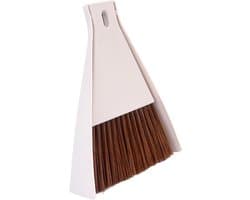 Mini Bezem Stofblik Set - Kleine Stoffer Veegset - Bureau Schoonmaken - Compact Ontwerp