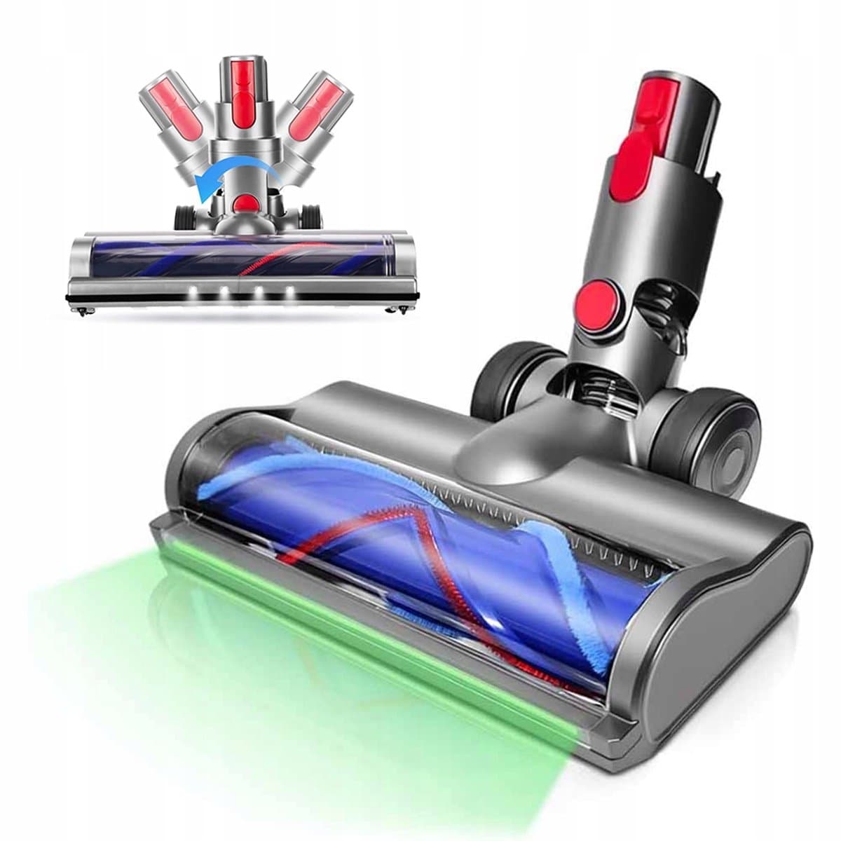 Turboborstel met LED voor stofzuigers V8, V10, V11, V15 — afbeelding 1