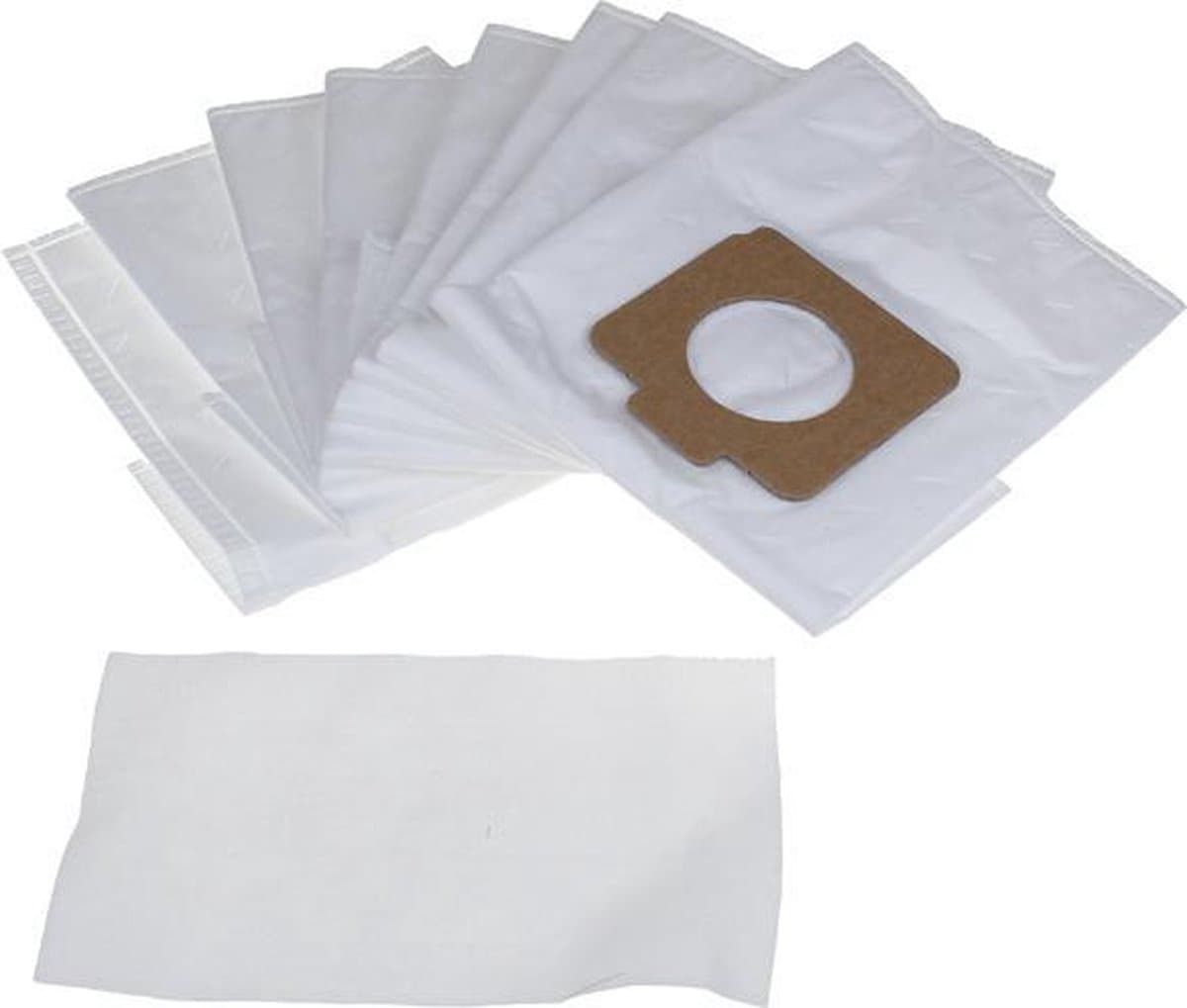 Stofzuigerzakken geschikt voor Moulinex Compact - 8 stuks + 1 filter — afbeelding 1