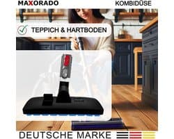 Maxorado Combimondstuk geschikt voor Hompany, SmartVac, 11, V15A - vloerzuigmond voor uw accu stofzuiger – borstel
