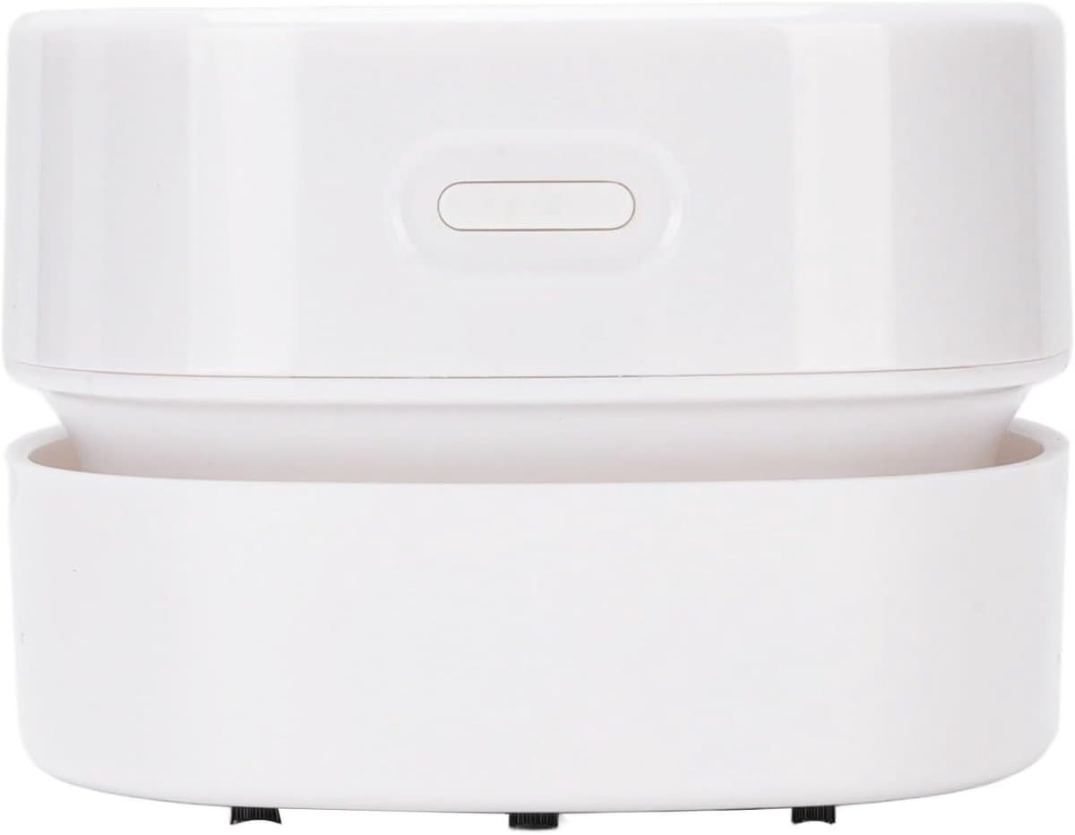 Desktop Stofzuiger - Mini Stofzuiger Tafel - Bureau Schoonmaken - Efficiënte Zuigkracht - 8 cm - Wit — afbeelding 1
