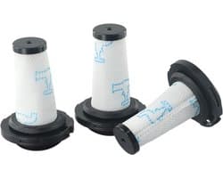 Geschikt voor Filters voor Rowenta ZR009010 Wasbare elektrische bezem X-FORCE FLEX 9.60 X-NANO ESSENTIAL (3-pack)-Stofzuigeraccessoires