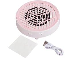 Nagelstofzuiger Elektrisch - Nagelstof Ventilator - Schoon Werken - Stille Motor - 17 x 15.8 x 5.5 cm - Wit