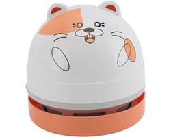 Mini Stofzuiger - Tafelreiniger Bureau - Bureau Schoonmaken - Draadloos Op Batterijen - 9 x 88 Cm - Hamster