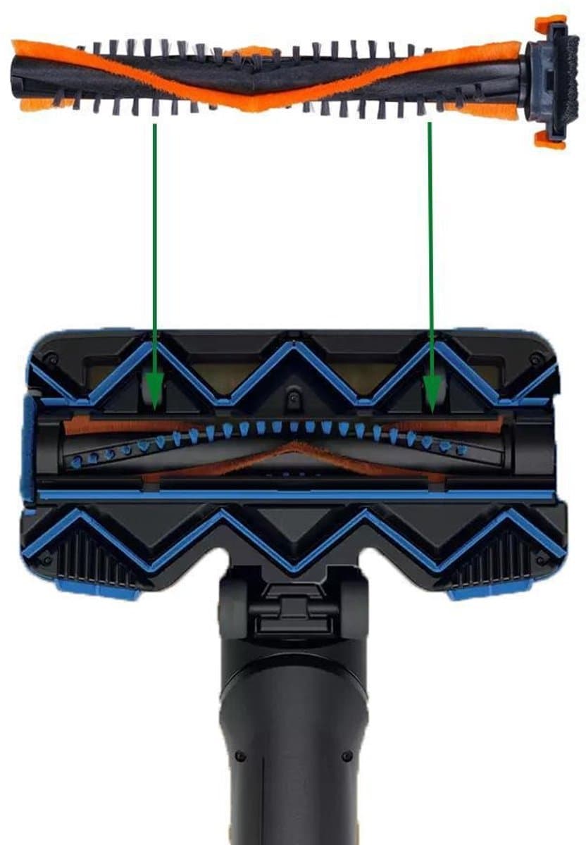 Vervangende rolborstel met doos compatibel met Philips SpeedPro Max stofzuiger — afbeelding 1