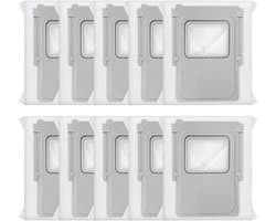 10 stuks stofzuigerzakken van 3,5 liter - compatibel met het automatische leegstation van de DJI ROMO P/A/S-serie - met ultrafijne filtratie