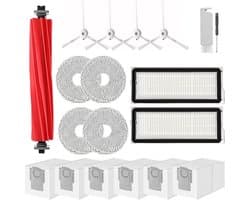 Geschikt voor Roborock P10pro/Qrevo pro/Qrevomaxv/QrevoPlus Veegrobot Accessoires Vervangingsset Hoofdborstel Filter Zijborstel Accessoireset -19 stuks