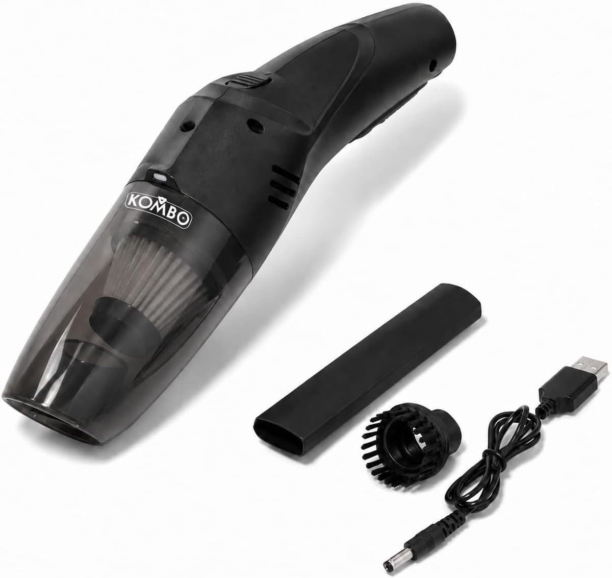 Draadloze Handstofzuiger - Wit - Oplaadbare Stofzuiger voor Auto en Huis - Inclusief 3 Accessoires — afbeelding 1