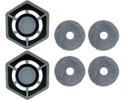 Dweilhouder Stofzuiger - Doekframe Reserveonderdeel - Schoonmaak Efficiëntie - Ruimtebesparend Compact Ontwerp - 50 Gram - Niet gespecificeerd