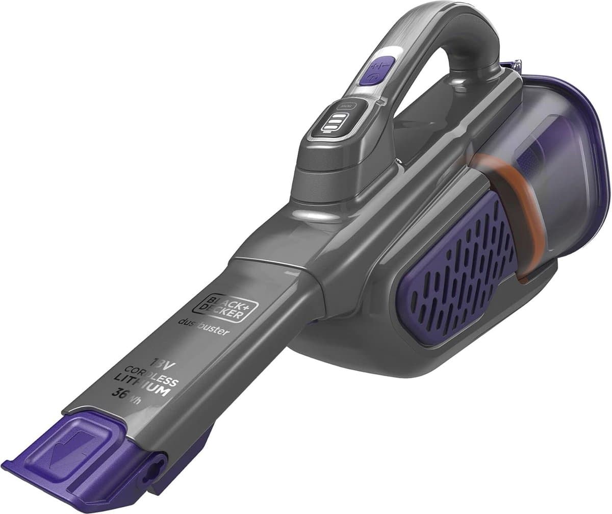 Accu-handstofzuiger met Cyclonic Action en dierenhaarborstel - 36 Wh, 18 V, incl. laadstation — afbeelding 1