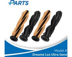 Dreame L10 Ultra Gen2 Borstels (4 Stuks, Plus.Parts® alternatief voor RMB13)