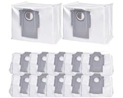 12x Stofzuigerzakken - Geschikt voor Roborock Q5+ en Q5 Pro+, Q7+ en Q7 Max+, S7 MaxV Ultra, S7 Pro Ultra, Q8+ Max, S8+ en S8 Pro Ultra stofzakken - Robotstofzuiger Accessoires