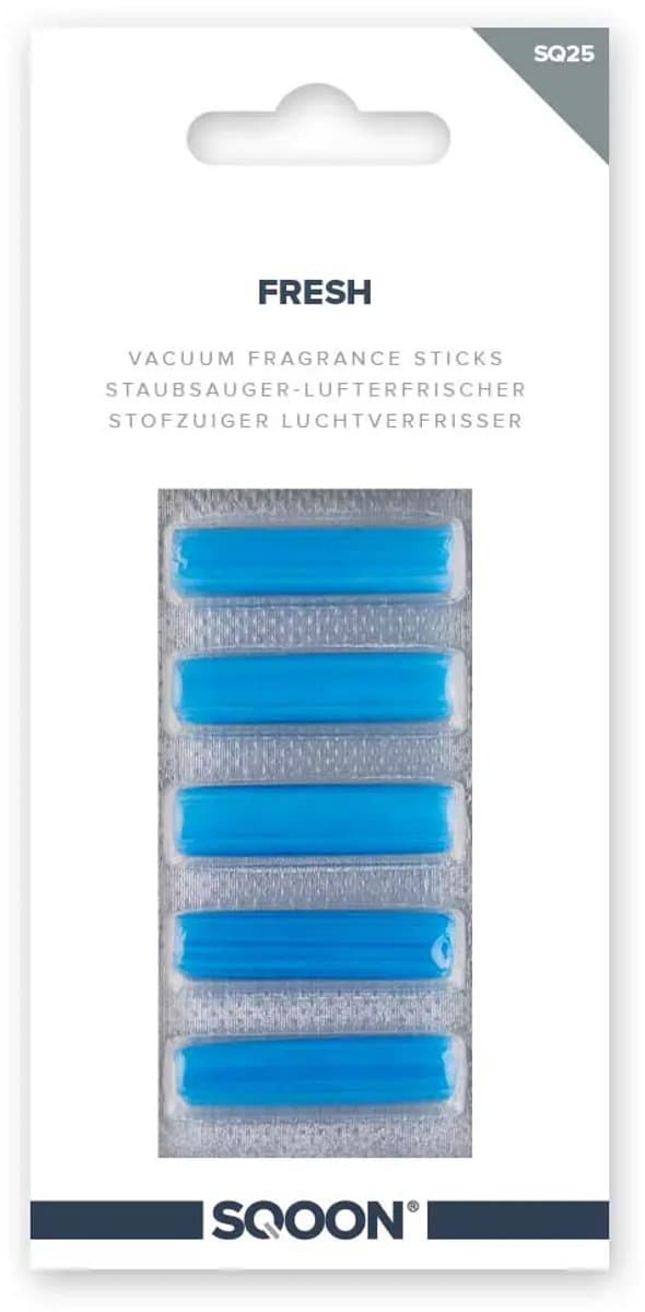 SQOON® (SQ25) Geurstaafjes Fresh voor stofzuiger - Verfrist de uitblaaslucht - Origineelnummer SQ25 - Geschikt voor universeel gebruik - Frisse geur voor een aangename schoonmaakervaring — afbeelding 1