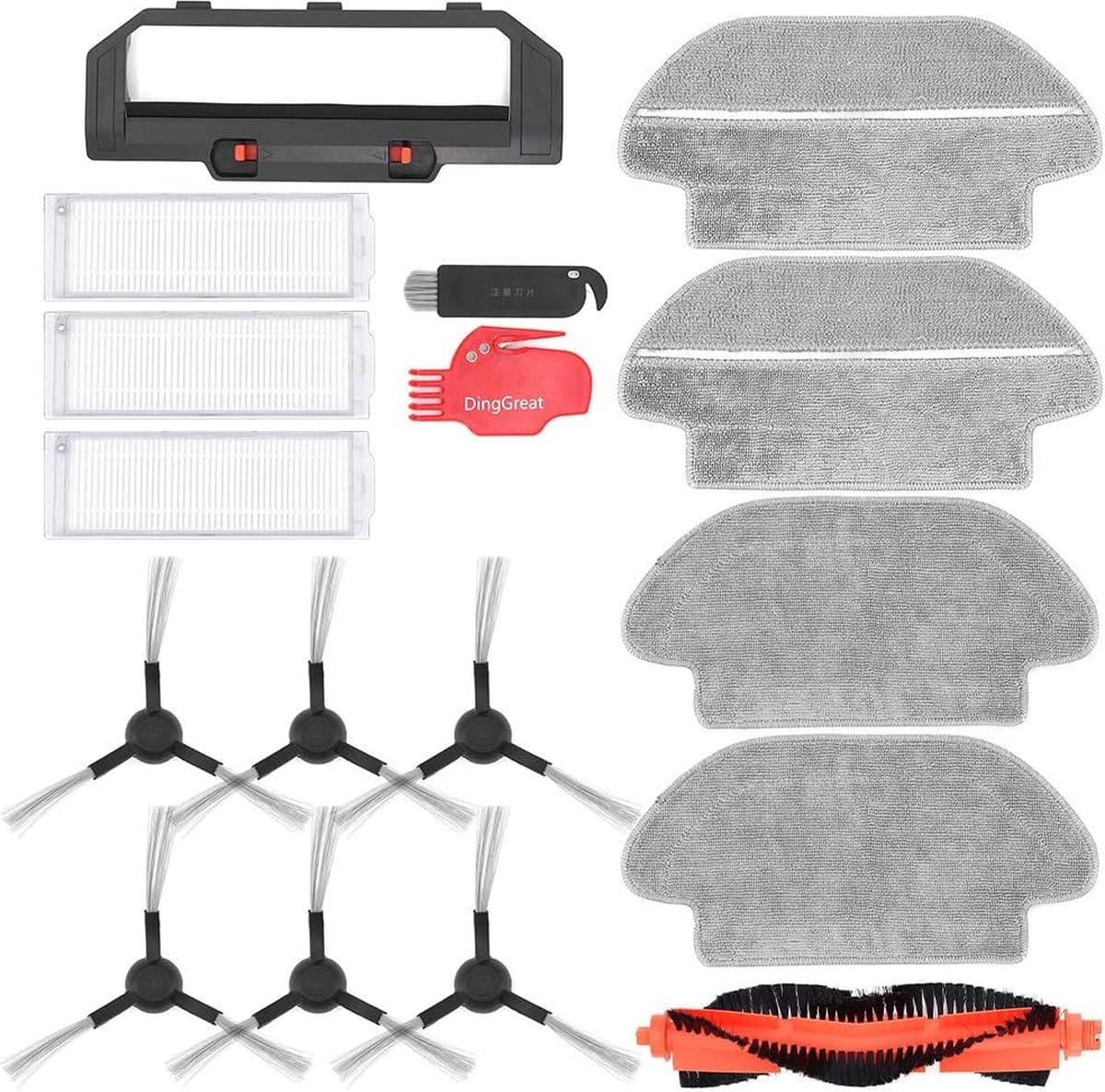 Xiaomi Mijia STYJ02YM - Filter Set - Accessoires - Borstel - Robot Stofzuiger Onderdelen — afbeelding 1