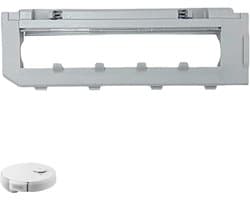 Hoofdborstelafdekking Stofzuiger - Reserveonderdeel Hoes - Stofzuiger Onderhoud - Hoge Precisie Pasvorm - 211 x 126 x 22 cm - Wit