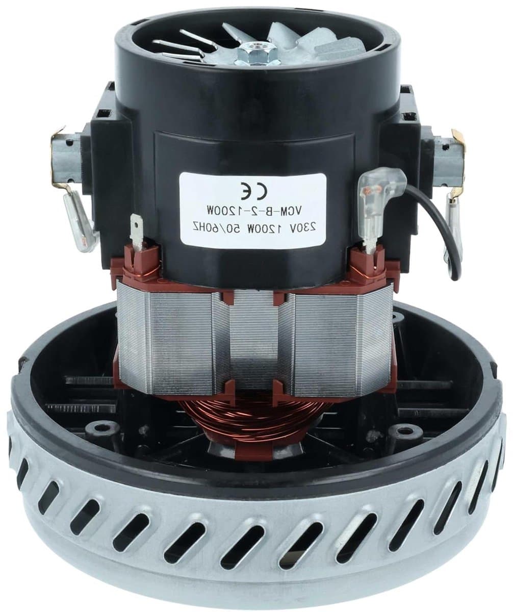Stofzuigermotor - Reserveonderdeel motor - Stofzuiger reparatie - Krachtige vervanging - 1200 Watt - Zwart — afbeelding 1