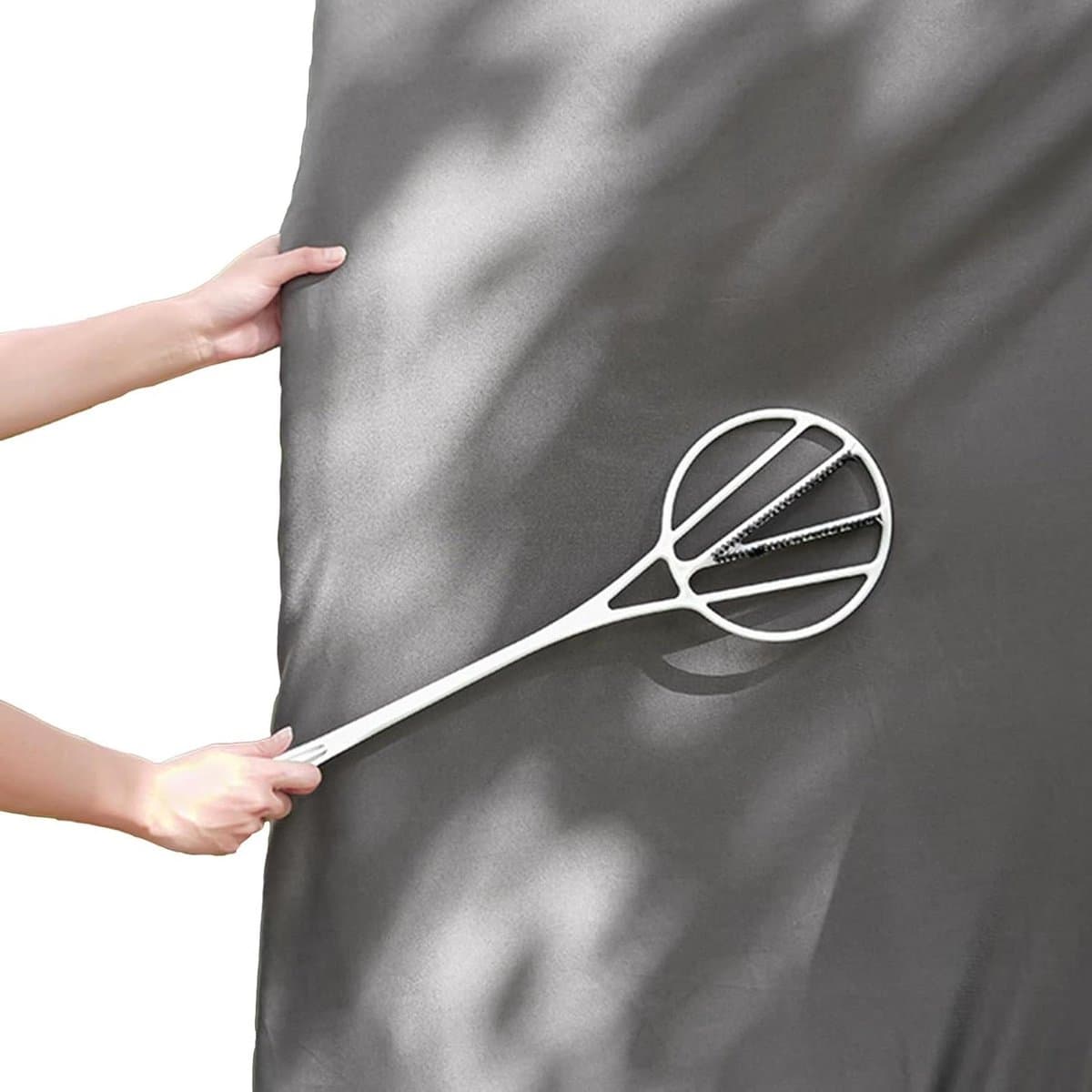 Tapijtbeater - Stofverwijderaar - Tapijt Reinigen - Lange Grip - 52 cm - Wit — afbeelding 1