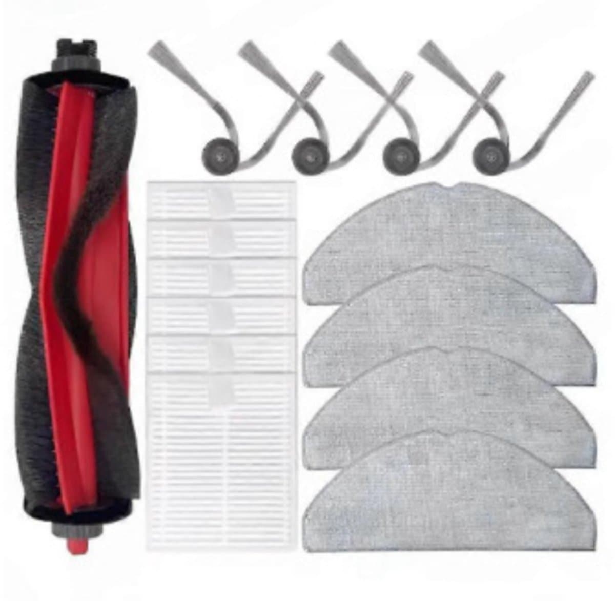 15 stuks Reserve Accessoires Compatibel met Roborock Q7 M5/M5+, Q7 L5/L5+ Robotstofzuiger - 1 Hoofdborstel, 6 Filters, 4 Zijborstels, 4 Dweildoeken — afbeelding 1