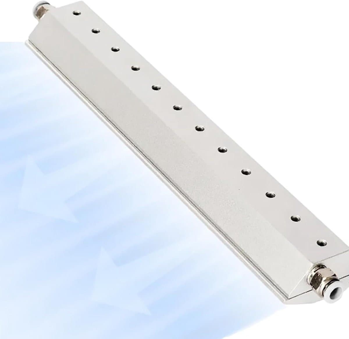 Luchtblazer - Luchtmes Luchtmondstuk - Stofverwijdering - Aluminiumlegering - 1/4 inch - Zilver — afbeelding 1