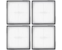 Dailygoods- HEPA Filter wasbaar en herbruikbaar - Stofzuigerfilter - Compatibel met Roborock Q10 S5/X5 - Sterkere zuigkracht - Effectieve filtratie - Verwijdert stof en vuil