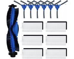 Vervangende borstels en filters - geschikt voor Shark ION Robot S87 R85 RV850 stofzuiger - inclusief 6 zijborstels - 3 voormotorfilter - 1 hoofdborstel