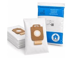 Kleanburg Stofzuigerzakken geschikt voor Nilfisk Extreme, King, Elite, Power en Select, 10 stuks, microfiber, met hygiënesluiting