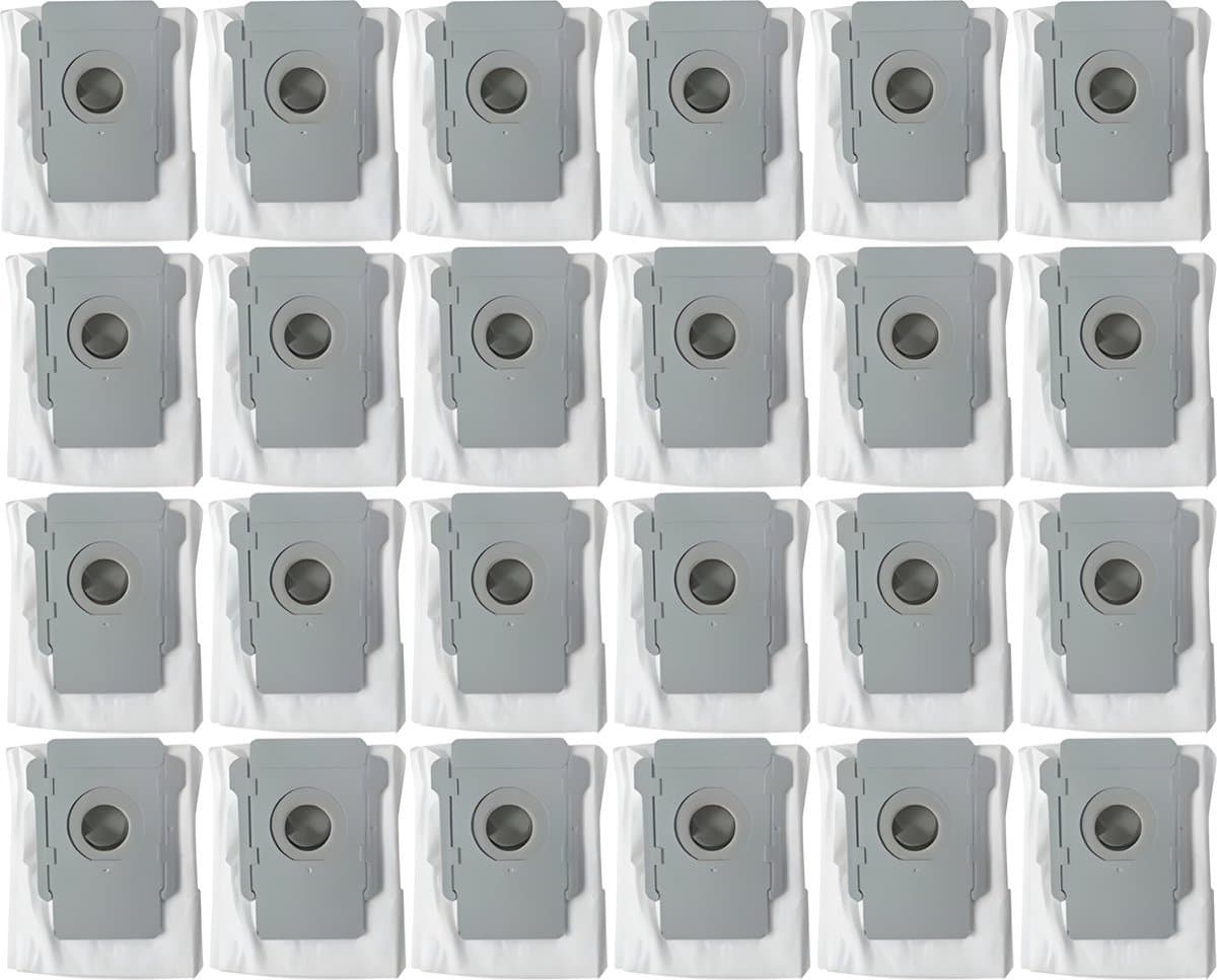 24stuks - stofzakken - stofzuiger zakken geschikt voor iRobot Roomba I7 E5 E6 S9 S9+ wegwerpbaar - robot stofzuiger stofzakken - Clean Base afzuigstation — afbeelding 1