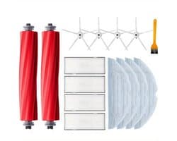 15st Hoofdrol Borstel Mop Doek Hepa Filter Zijborstel Geschikt voor XiaoMi Roborock S7 S70 S75 S7Max S7MaxV Stofzuiger Reserveonderdelen Accessoires