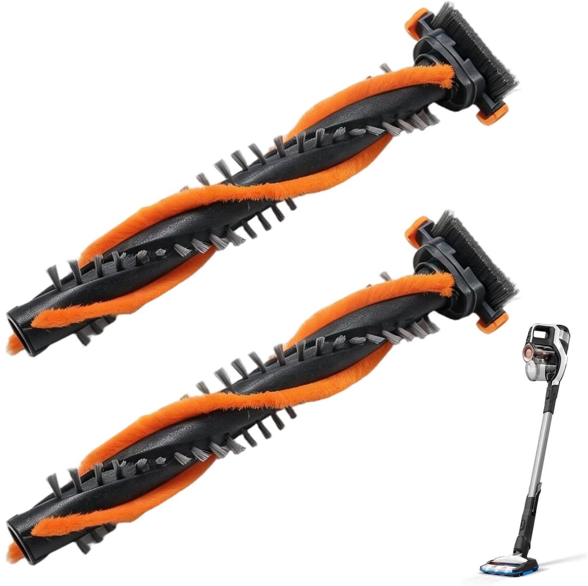 Vervangende rolborstel - 2 stuks - voor Philips SpeedPro Max — afbeelding 1