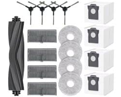 17-delige accessoire set Geschikt voor de stofzuiger Dreame L40 Ultra AE/D20 Ultra / RLD31SE / Mova E40 Ultra: hoofdborstel, filter, dweil