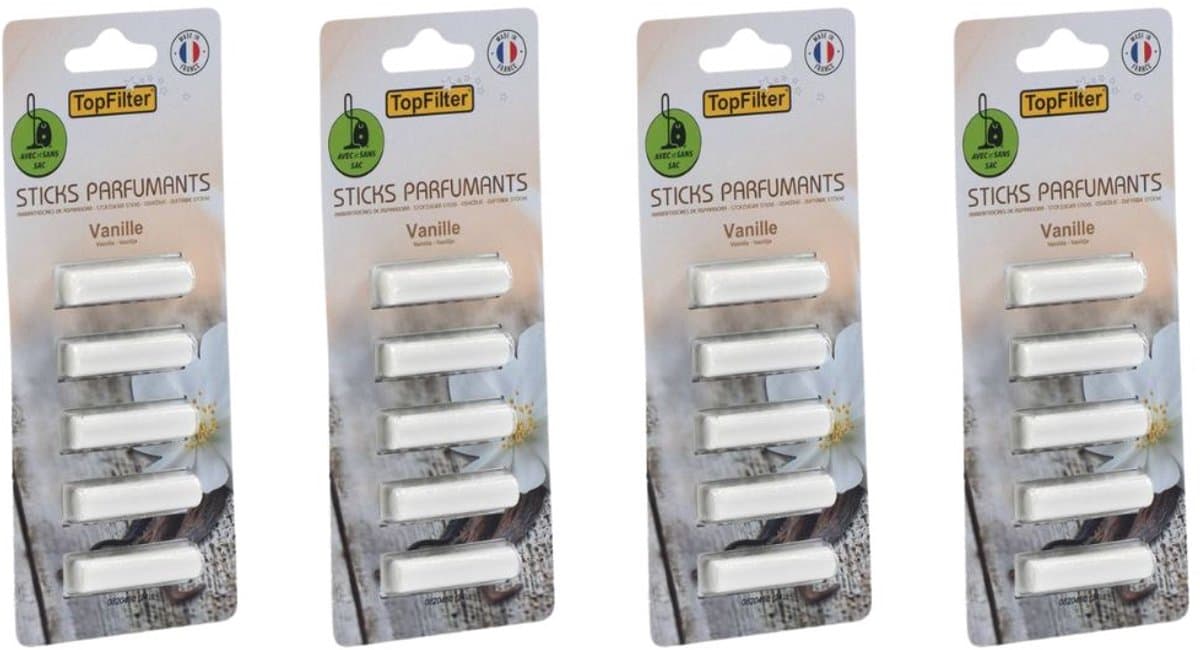 Set van 20 geursticks voor stofzuiger met vanillegeur TopFilter — afbeelding 1