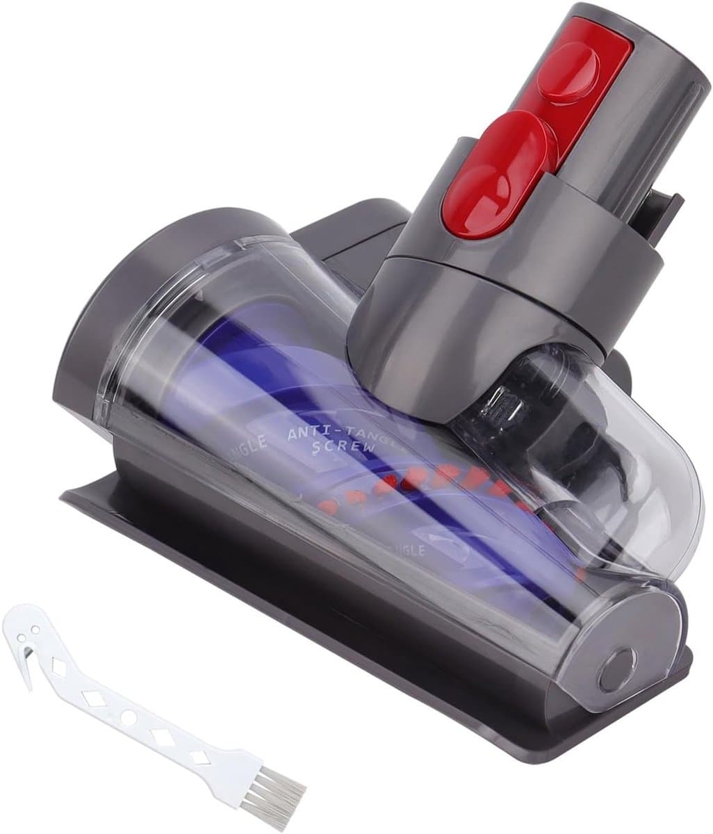 Anti-verstrengelende Vervangende Mini Turbineborstel Geschikt voor Dyson V15 V11 V10 V8 V7, Voor Matrassen, Banken & Autostoelen, Elimineert Mijten & Stof — afbeelding 1