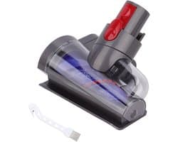 Anti-verstrengelende Vervangende Mini Turbineborstel Geschikt voor Dyson V15 V11 V10 V8 V7, Voor Matrassen, Banken & Autostoelen, Elimineert Mijten & Stof