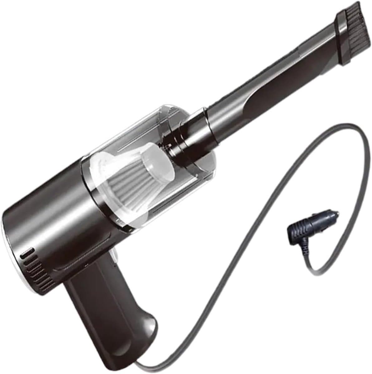 Draagbare Stofzuiger - Auto Cleaner - Snelle Schoonmaak - Krachtige Zuigkracht - 36x17 cm - Zwart — afbeelding 1