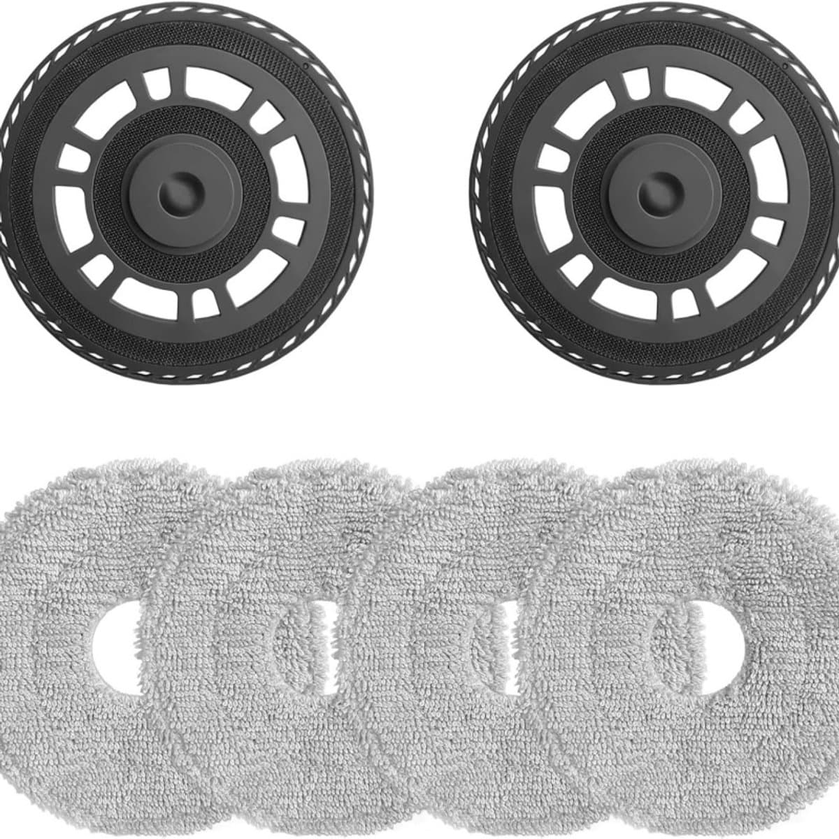 Robotstofzuiger Vervangingsset: 2 Dweilhouders & 4 Dweilpads compatibel met Dreame L10s Pro Ultra — afbeelding 1