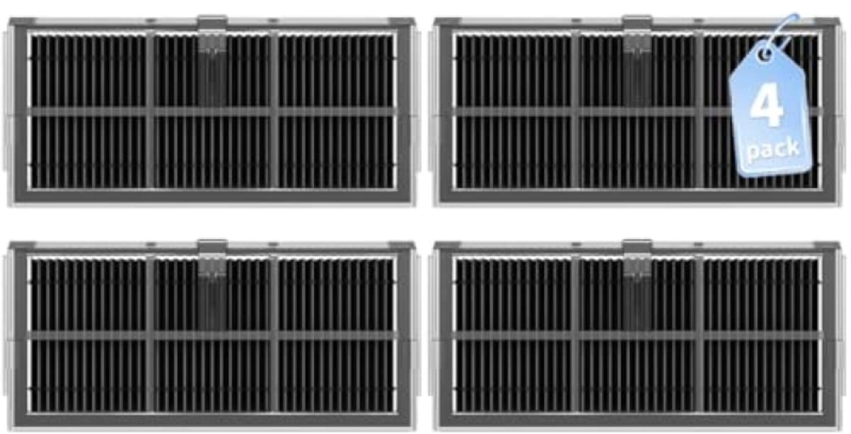 PromoHome 4 HEPA-Filter voor Dreame L10s Ultra Gen 2, X40 Ultra Complete, L10s Pro Ultra Heat, L40 Ultra, L40 Ultra AE, Mova E30 Ultra, E40 Ultra, P50 Pro Ultra - Reserveonderdelen Robotstofzuiger — afbeelding 1
