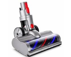 Gemotoriseerde Turboborstel Compatibel met Dyson V7, V8, V10, V11 & V15 – Elektrische Zuigmond – Vloerborstel met 4 LED-lampen – Voor Harde Vloeren & Tapijt