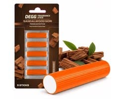 DEGG® – Geurstaafjes voor Stofzuiger – Sandalwood Noir – Verfrist tijdens het Stofzuigen – 5 Stuks